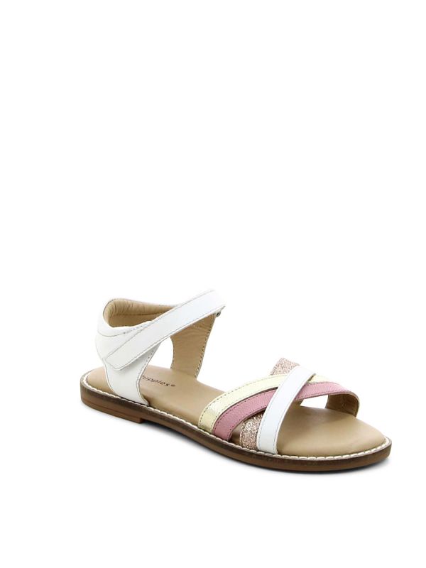 סנדלים מעוצבים שטוחים לילדות