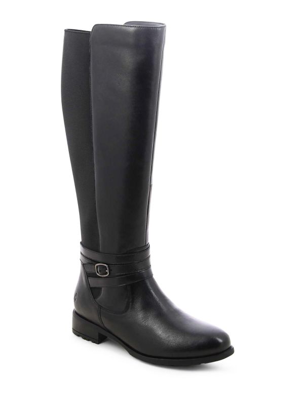 מגפיים עם רצועות צמודות