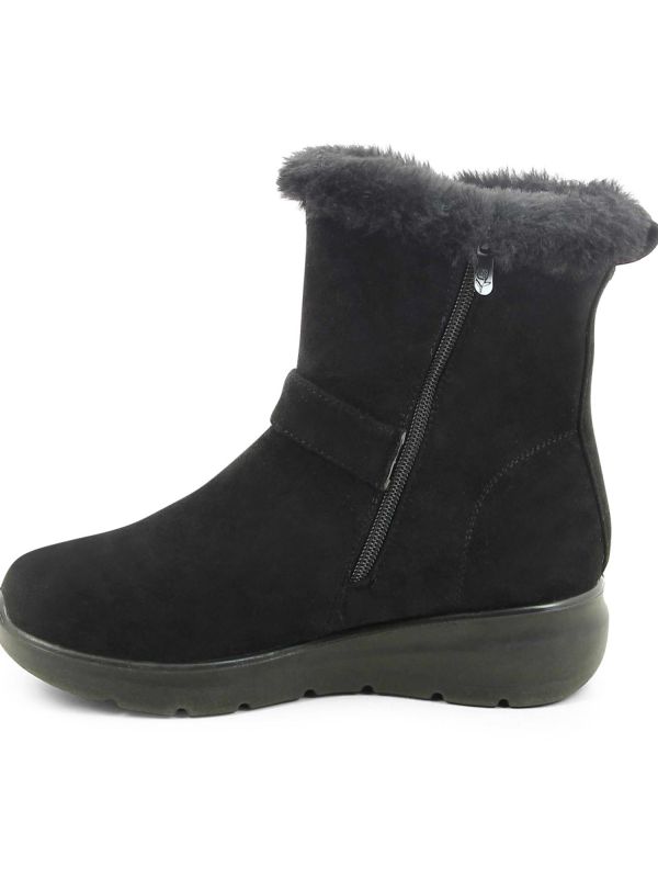 מגפוני פרווה שטוחים