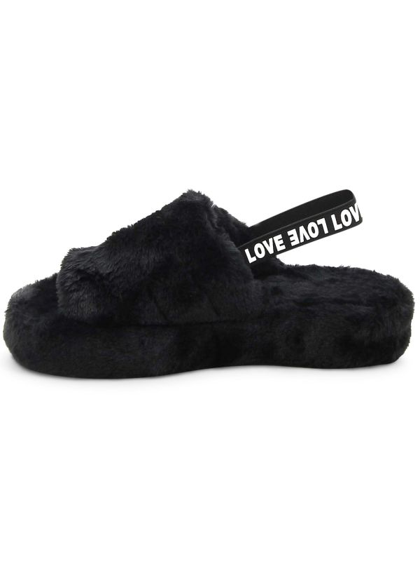 נעלי בית פתוחות פרווה