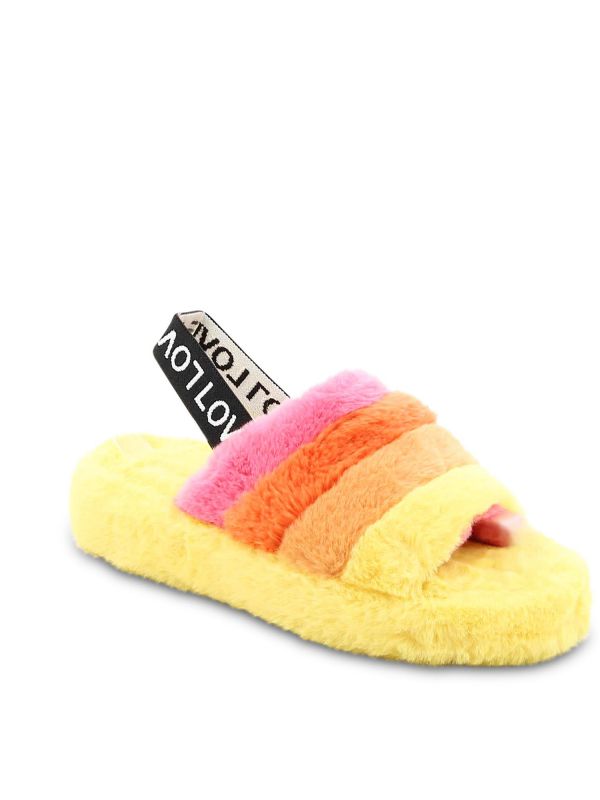 נעלי בית פתוחות פרווה