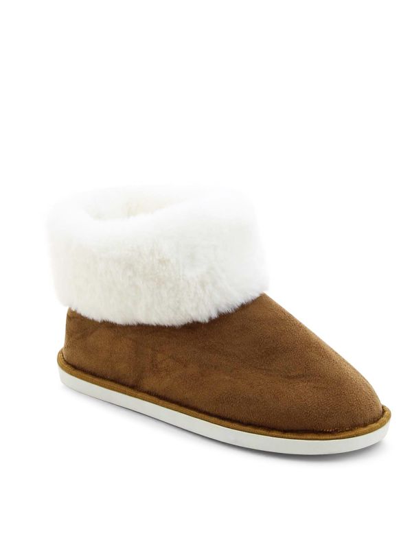 נעלי בית עם פרווה