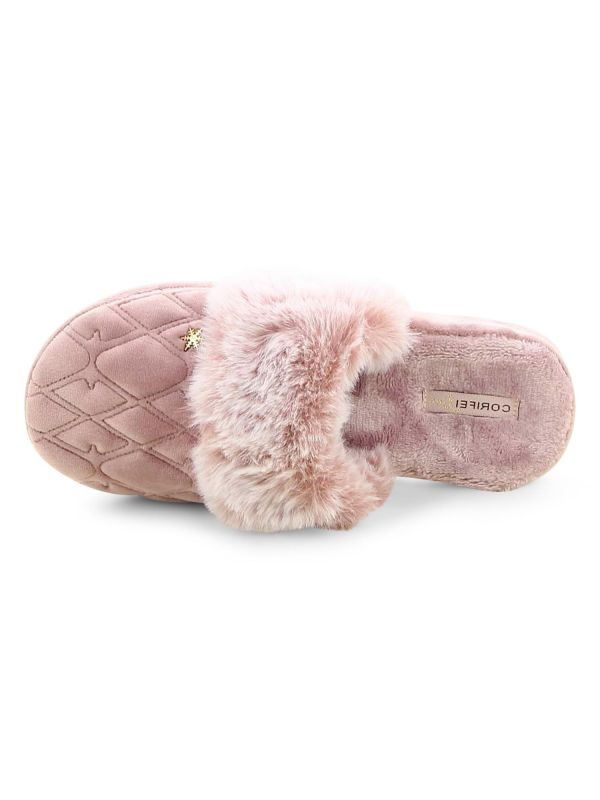 נעלי בית עם פרווה