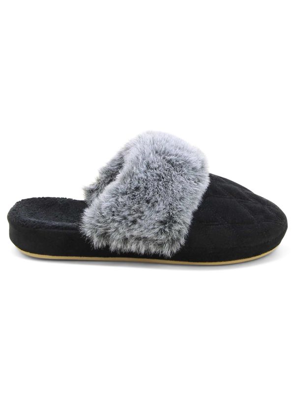 נעלי בית עם פרווה