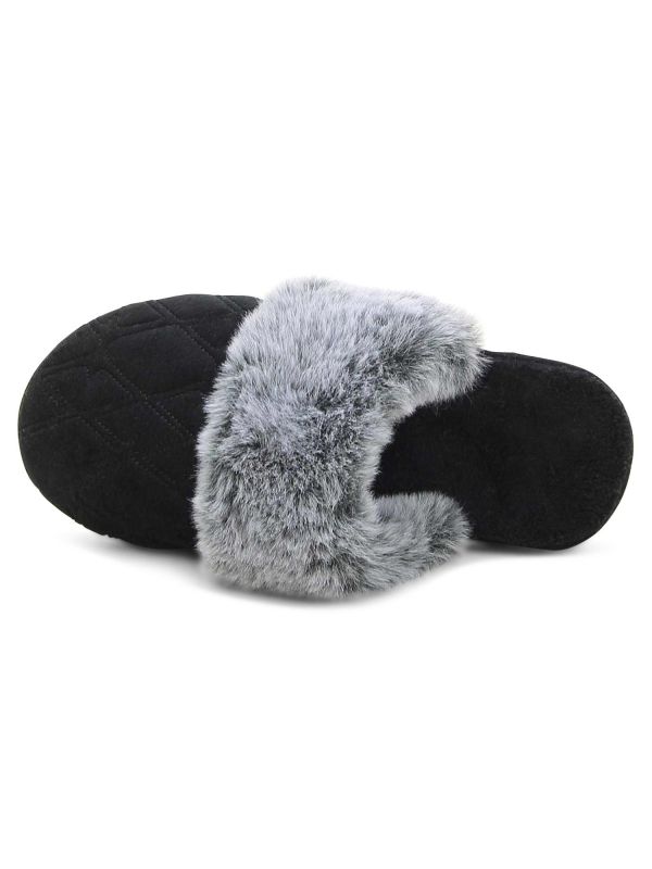 נעלי בית עם פרווה