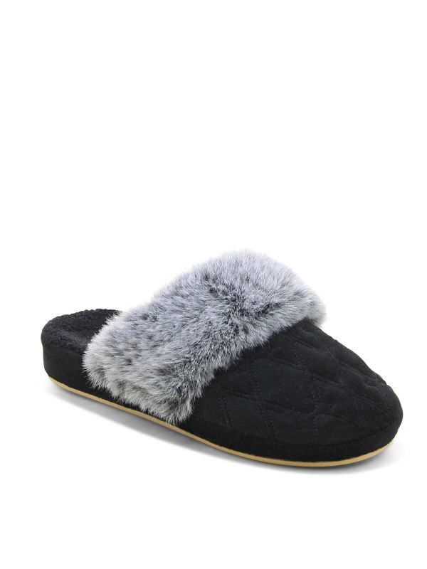 נעלי בית עם פרווה