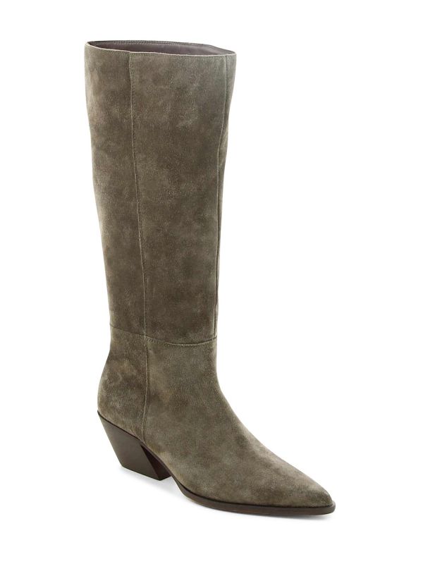 מגפי עקב במראה זמש