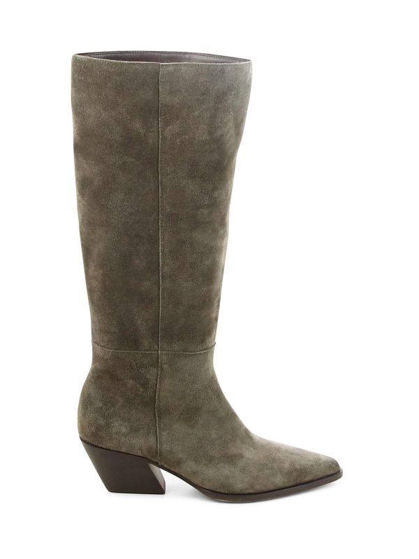 מגפי עקב במראה זמש