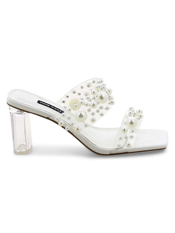 כפכפי עקב עם פנינים MONICA