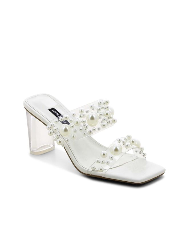 כפכפי עקב עם פנינים MONICA