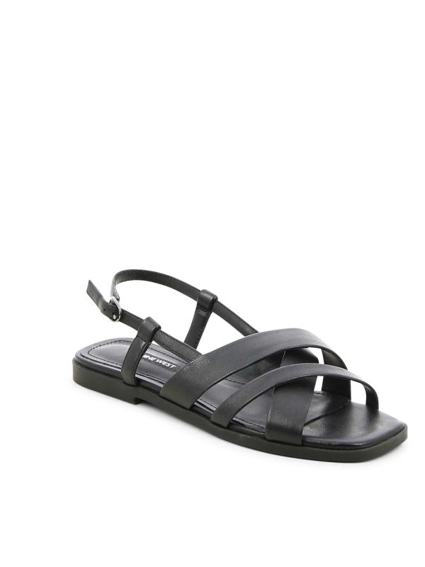 סנדלים שטוחים עם רצועות מוצלבות ROSA