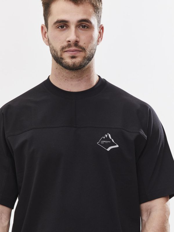 טישירט קצרה עם הדפס לגברים