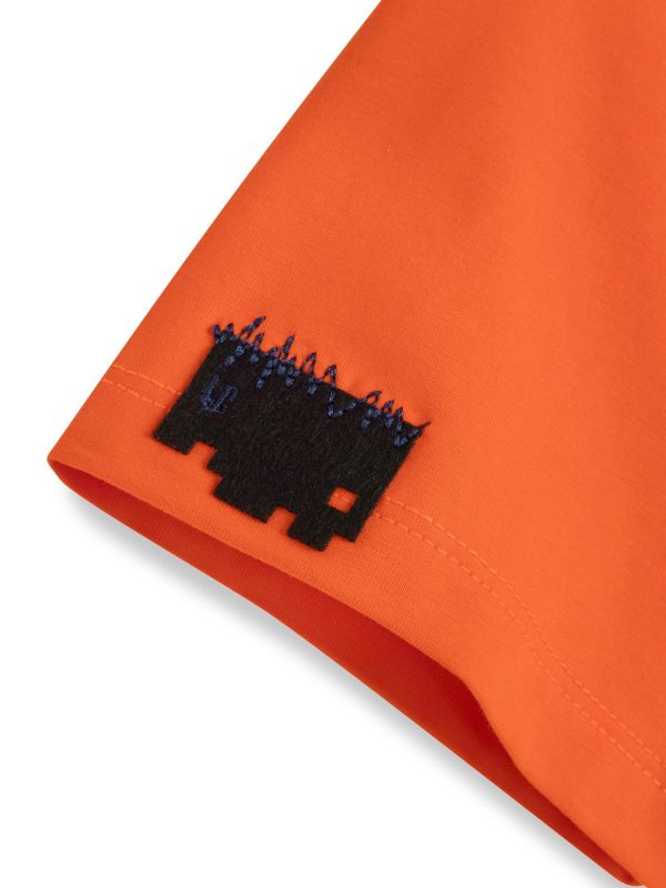 טי שירט עם הדפס בסטייל דיגיטלי לילדים