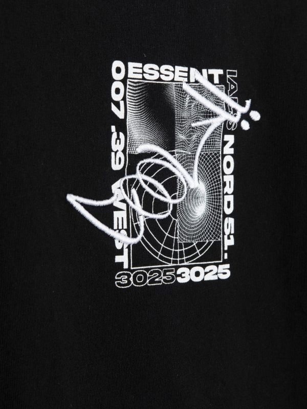 טי שירט עם הדפס בסטייל דיגיטלי לילדים