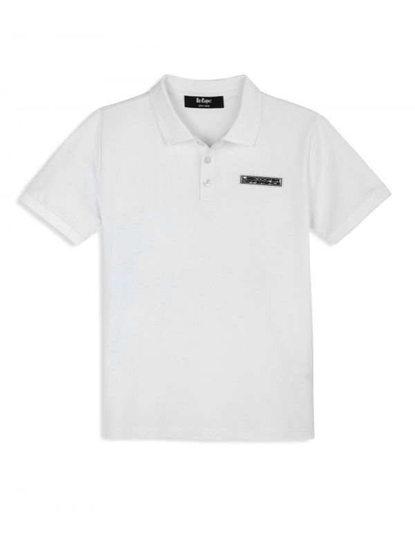 חולצת פולו עם הדפס דובי לילדים