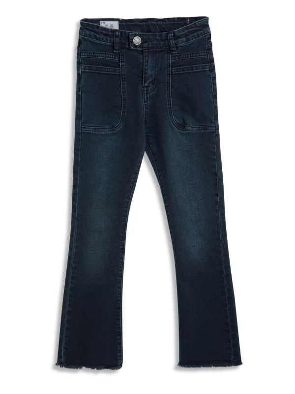 מכנסי ג’ינס ארוכים בגזרת WIDE LEG לילדות