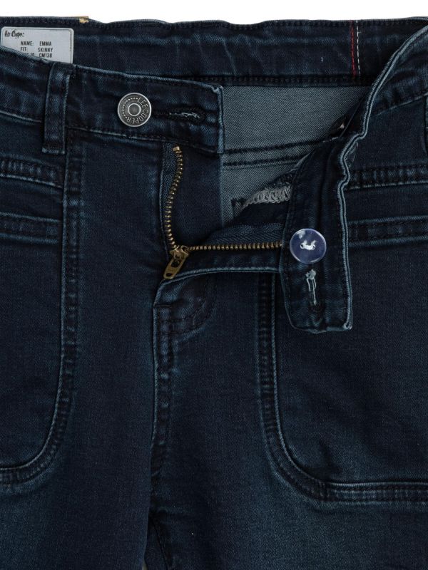 מכנסי ג’ינס ארוכים בגזרת WIDE LEG לילדות