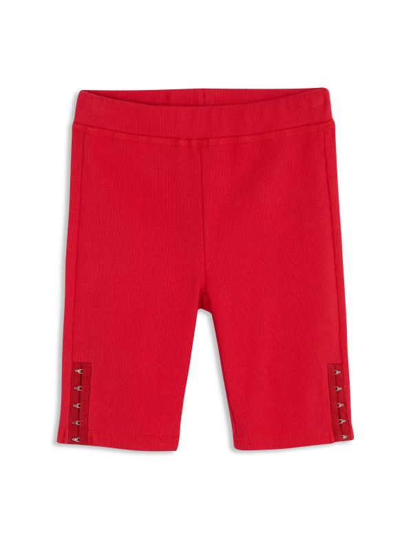 מכנסי טייץ קצרים בשילוב קרסים לילדות