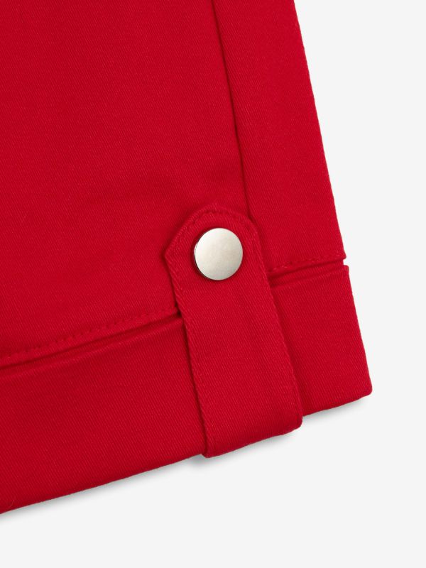 מכנסיים קצרים עם קפל במכפלת לילדות