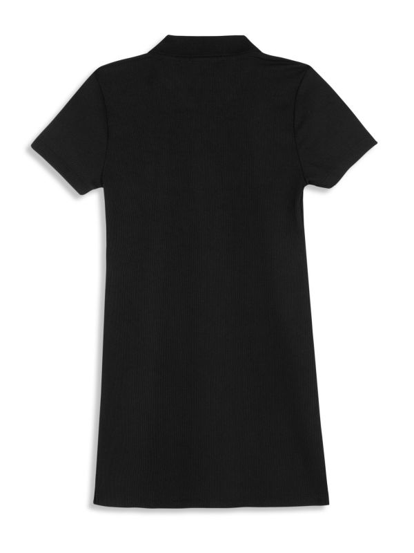 שמלת פולו קצרה לילדות מבד ריב