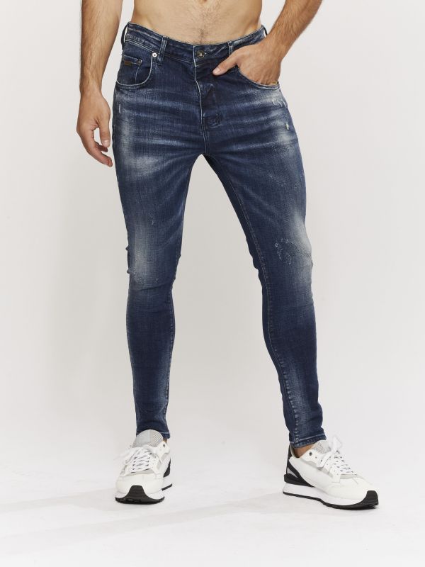 ג’ינס COLIN כחול- לבן לגברים