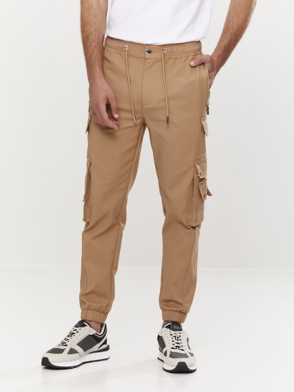 מכנסי CARGO לגברים עם שרוך