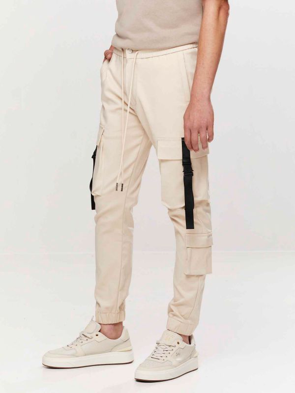 מכנסי CARGO עם רצועות לגברים