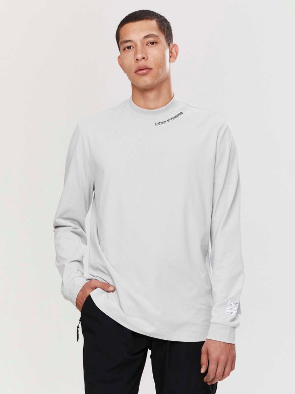 טי שירט ארוכה עם צווארון גולף לגברים