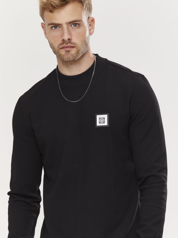 טי שירט ארוכה לגברים עם הדפס