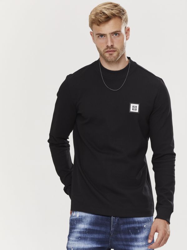 טי שירט ארוכה לגברים עם הדפס