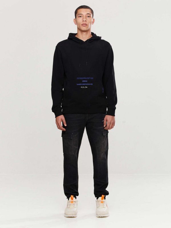 סווטשירט קנגורו עם קפוצ’ון לגברים