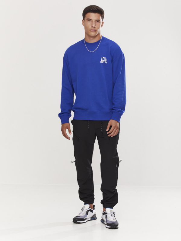 סווטשירט פרנץ’ טרי עם הדפס לגברים