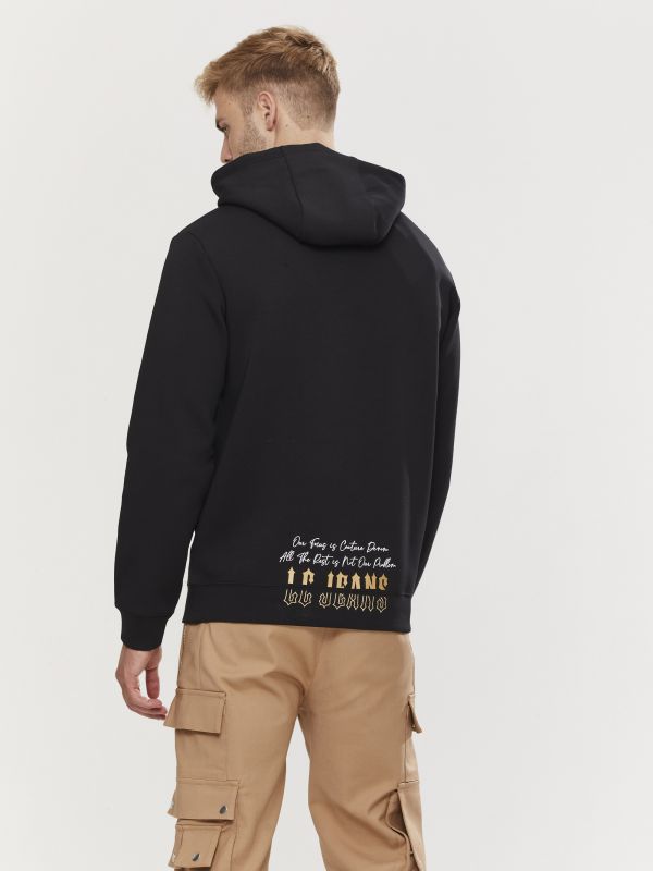 סווטשירט קנגורו עם קפוצ’ון לגברים