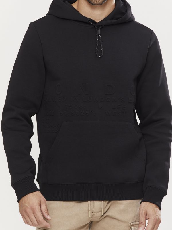 סווטשירט לגברים עם דוגמא תלת ממדית