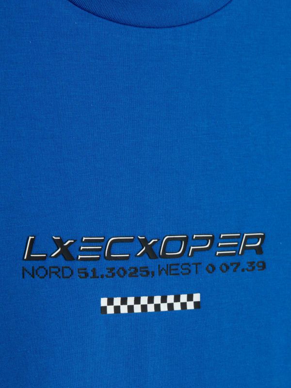 טי שירט רגלן עם הדפס דו צדדי לילדים