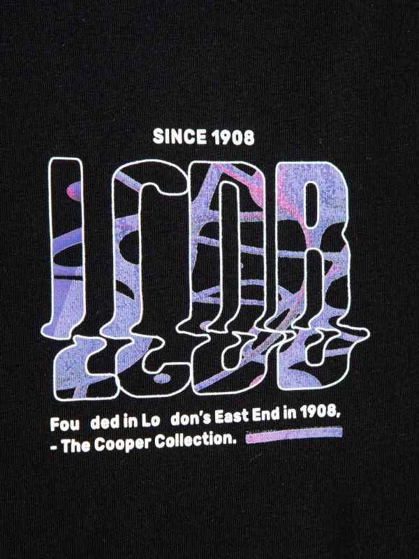 טי שירט רגלן עם הדפס דו צדדי לילדים