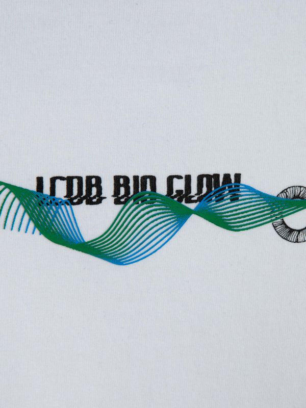 טי שירט כותנה עם הדפס לילדים