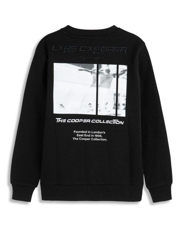 סווטשירט עם הדפס דו צדדי לילדים