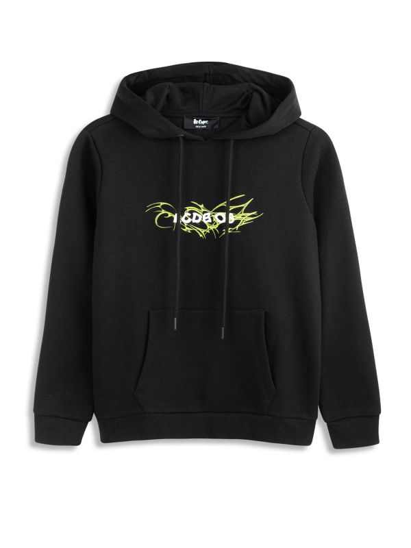 סווטשירט קוצ’ון עם הדפס דו צדדי לילדים