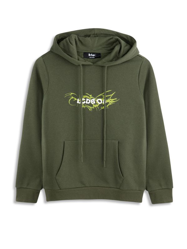 סווטשירט קוצ’ון עם הדפס דו צדדי לילדים