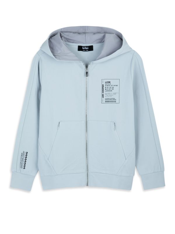 סווטשירט קפוצ’ון עם הדפס לילדים