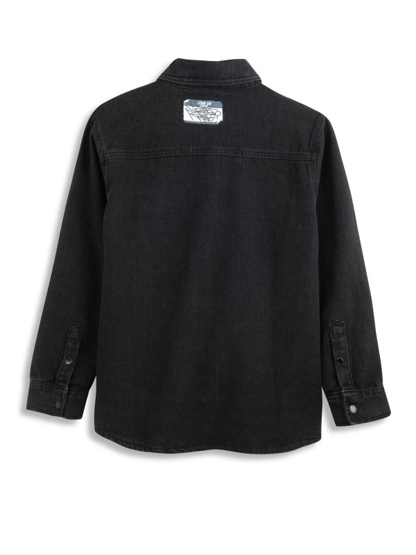 חולצת ג’ינס מכופתרת לילדים