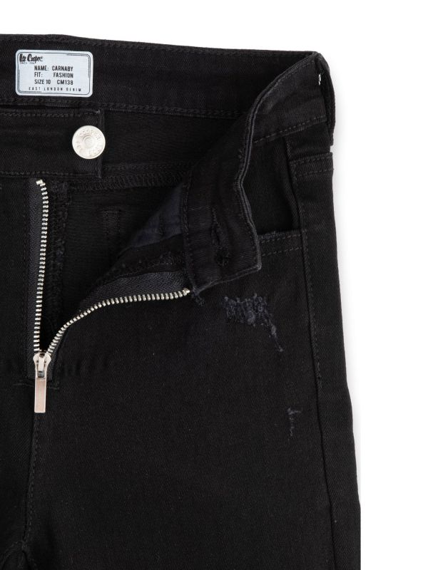 מכנסי ג’ינס לייקרה עם רוכסן לילדות