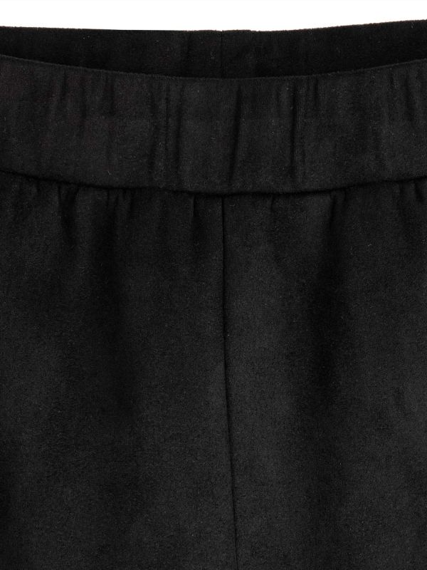 מכנסי זמש ספורטיביים ארוכים לילדות