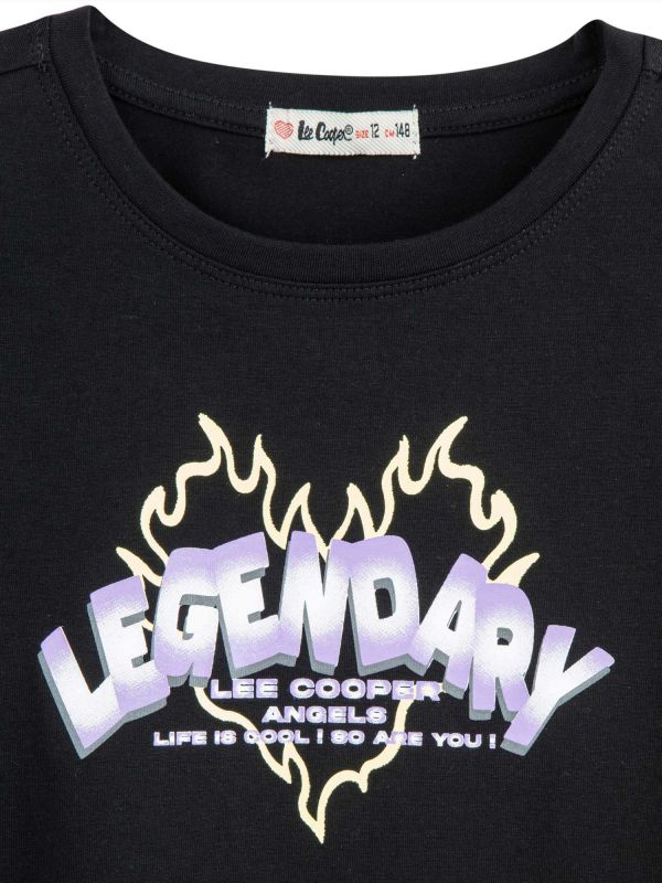 טי שירט שרוול כפול לילדות