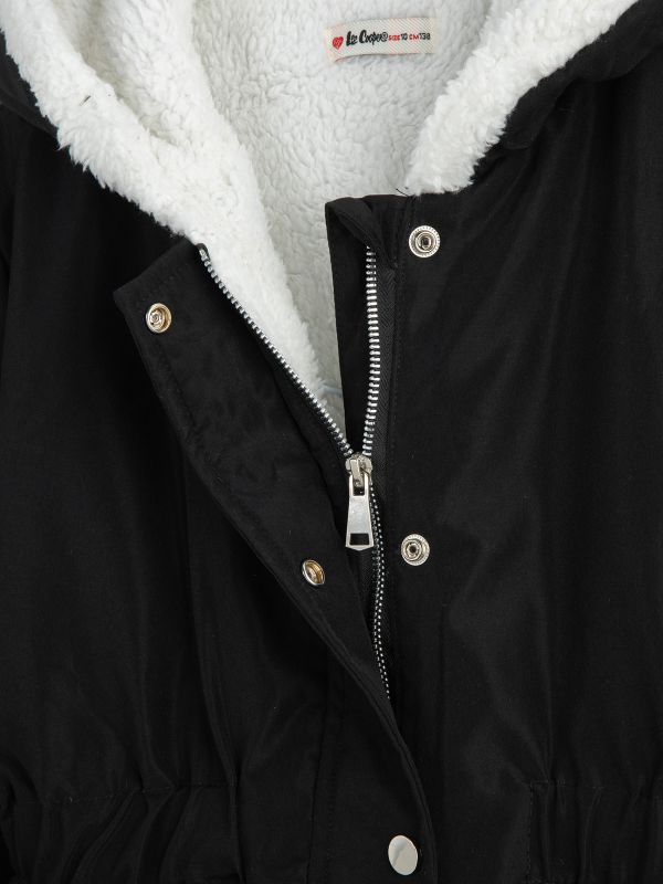 מעיל גשם כיווצים במותן לילדות