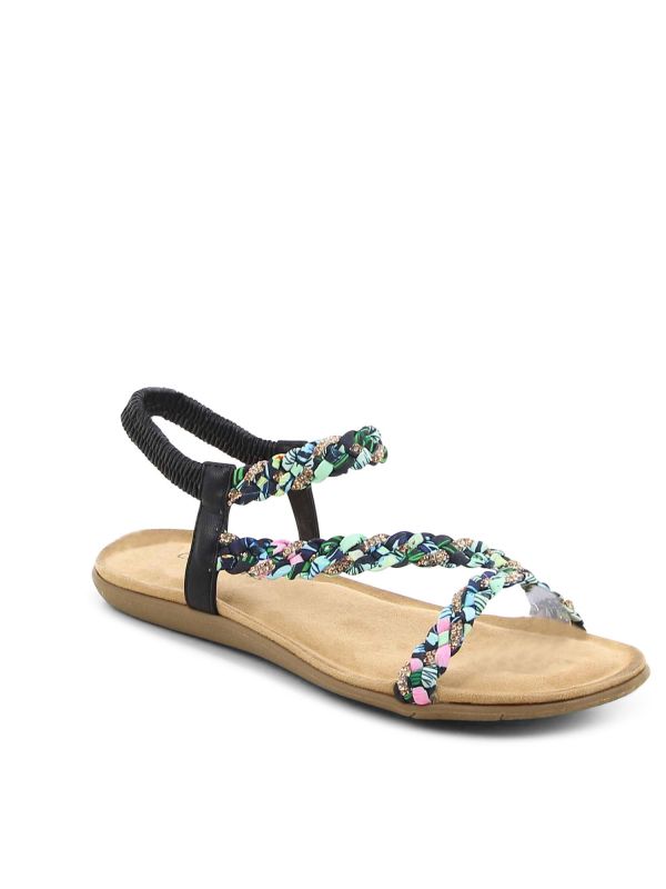 סנדלים פרחוניים לנשים