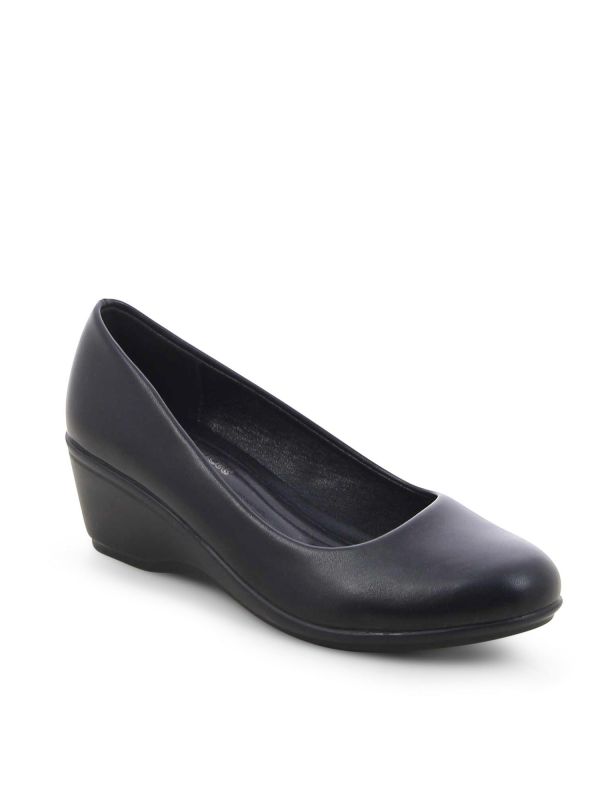 נעלי סירה עם עקב רוקי לנשים