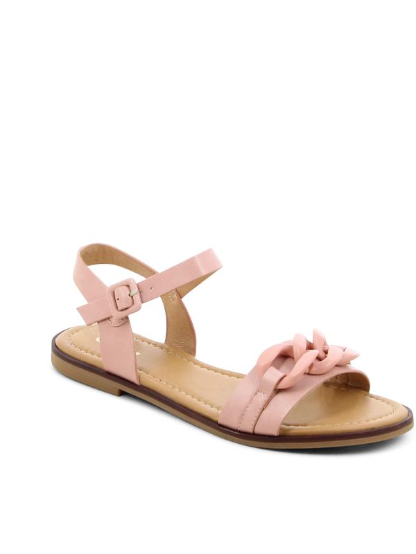 סנדלי רצועות עם שרשרת לנשים