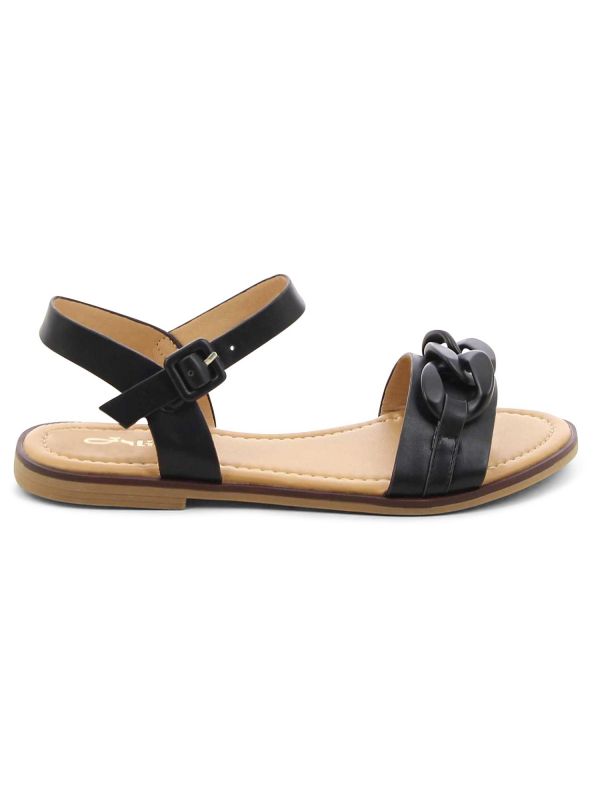 סנדלי רצועות עם שרשרת לנשים